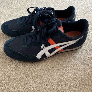 Onitsuka Tiger by Asics Men's Dark Blue and White Sneakers